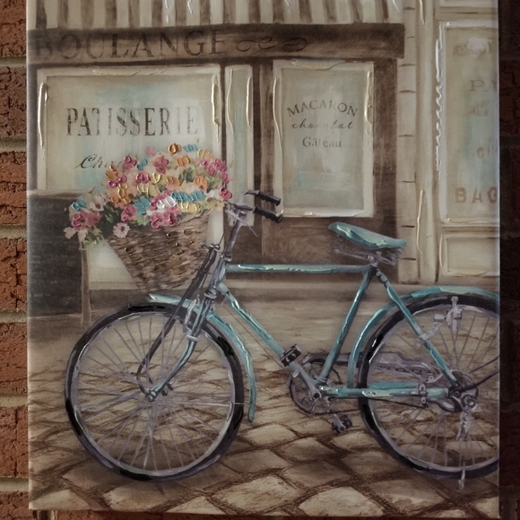 COPY - BICYCLE FRENCH PICTURE 16"x20 small slit on side not noticeable